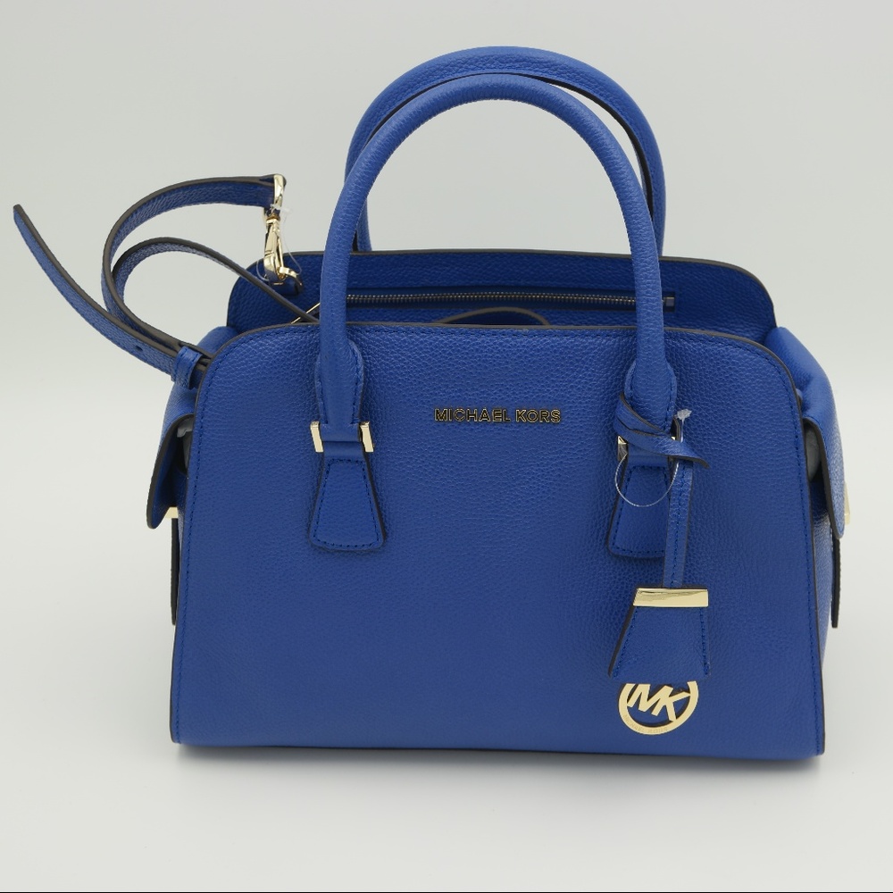 Michael Kors Harper Leather Satchel Bag